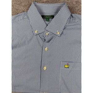 Master's Peter Millar, Button Down Dress Shirt, SZ XL, Soft And Stretchy